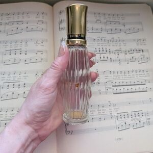 Gold and Clear Perfume Bottle